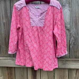 Anne Klein cotton pink shirt